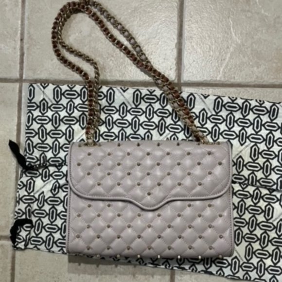 Rebecca Minkoff Affair Shoulder Bag in Quilted Leather with Studs in Tortola - Picture 1 of 7